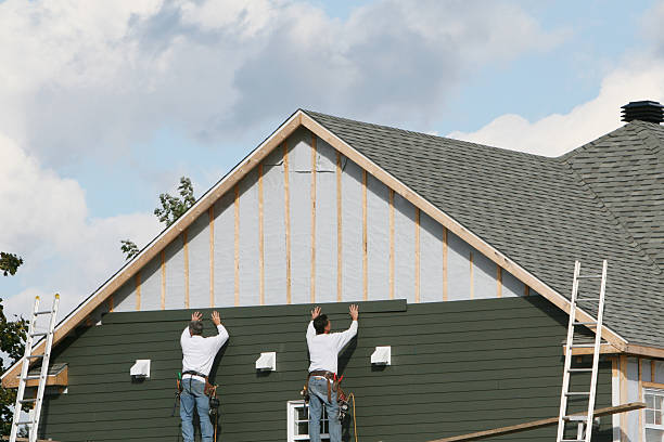 Professional Emergency Siding Repair technician working in Prosper, TX